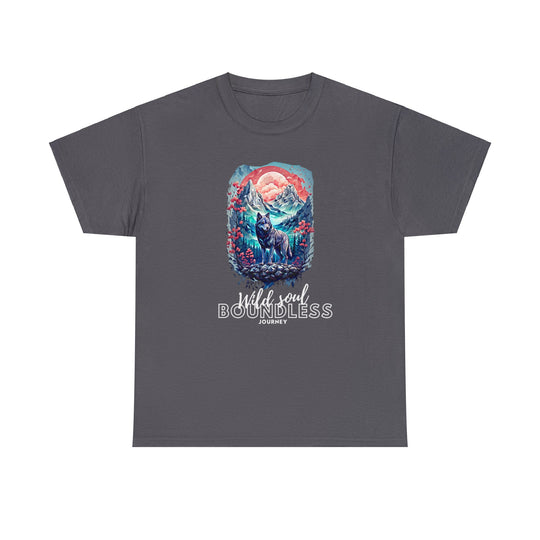 Wild Soul Endless Journey T-Shirt - Mountain Wolf Spirit