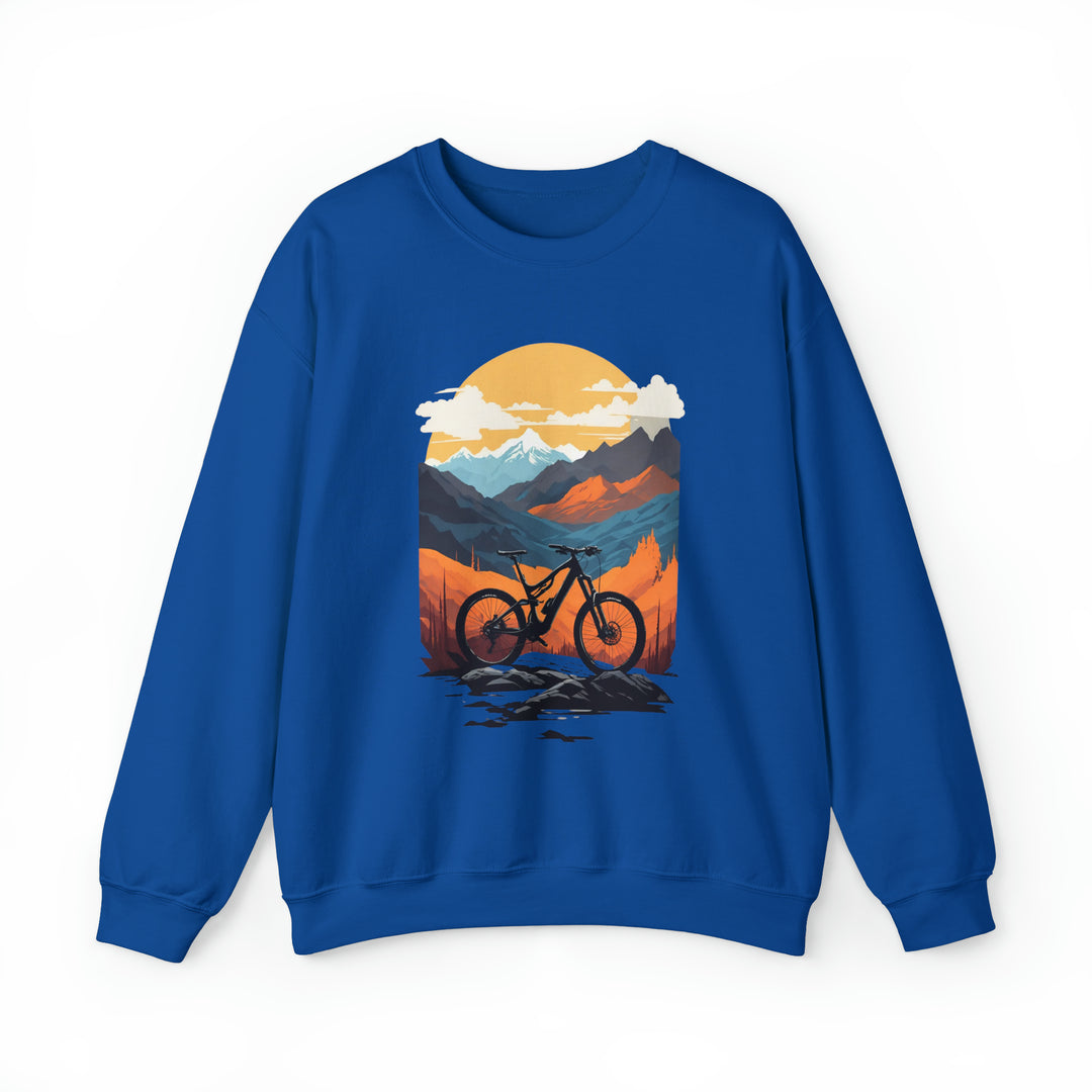 Mountain Bike Unisex Sweatshirt - Wave Fusions