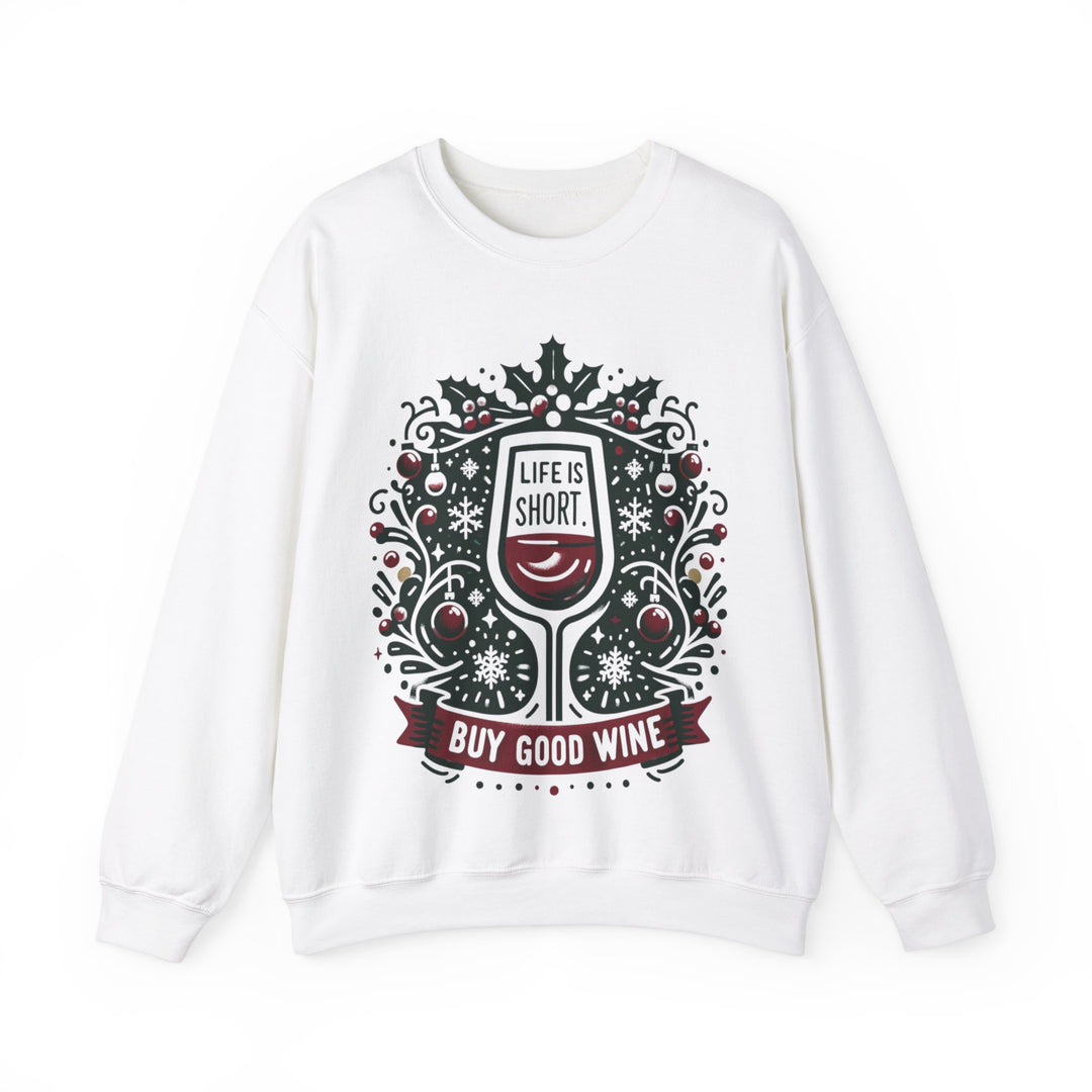 Buy Good Wine Unisex Sweatshirt - Wave Fusions