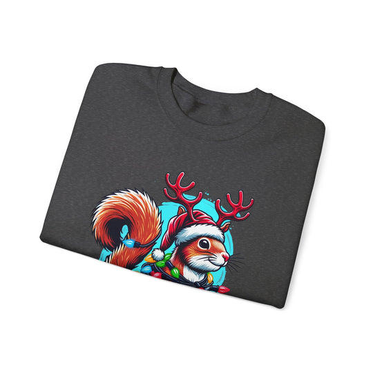 Christmas Squirrel Unisex Sweatshirt - Wave Fusions