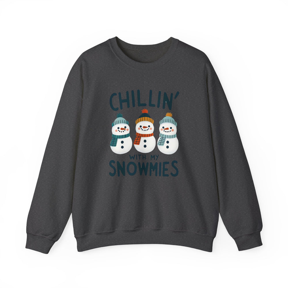 Chillin' Snowmies Unisex Sweatshirt - Wave Fusions