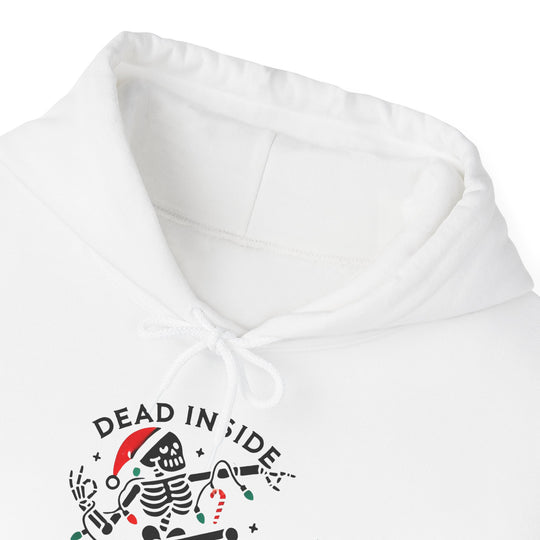 Dead Inside Merry Outside Skeleton Hoodie