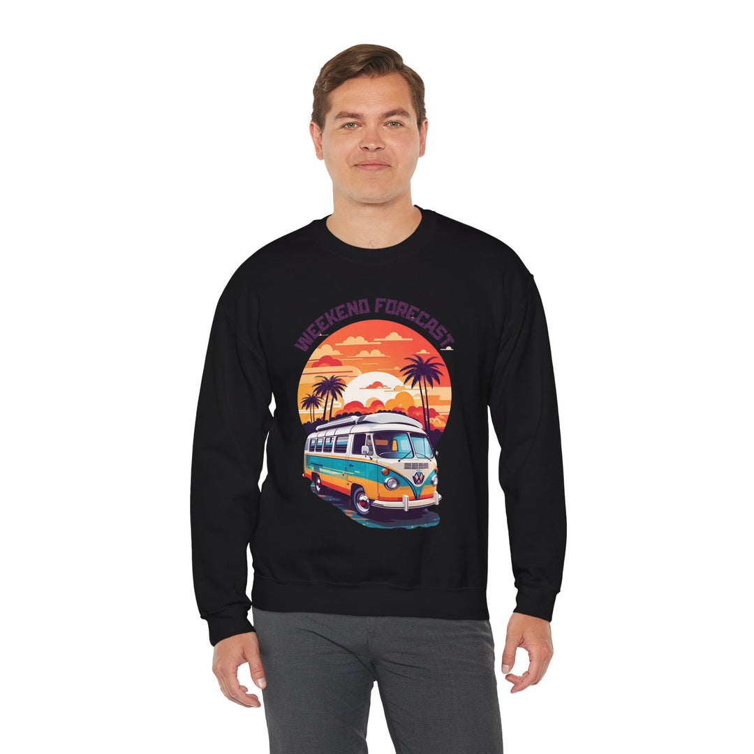 Weekend Forecast Van Life Sweatshirt - Weekend Forecast Sunset Edition