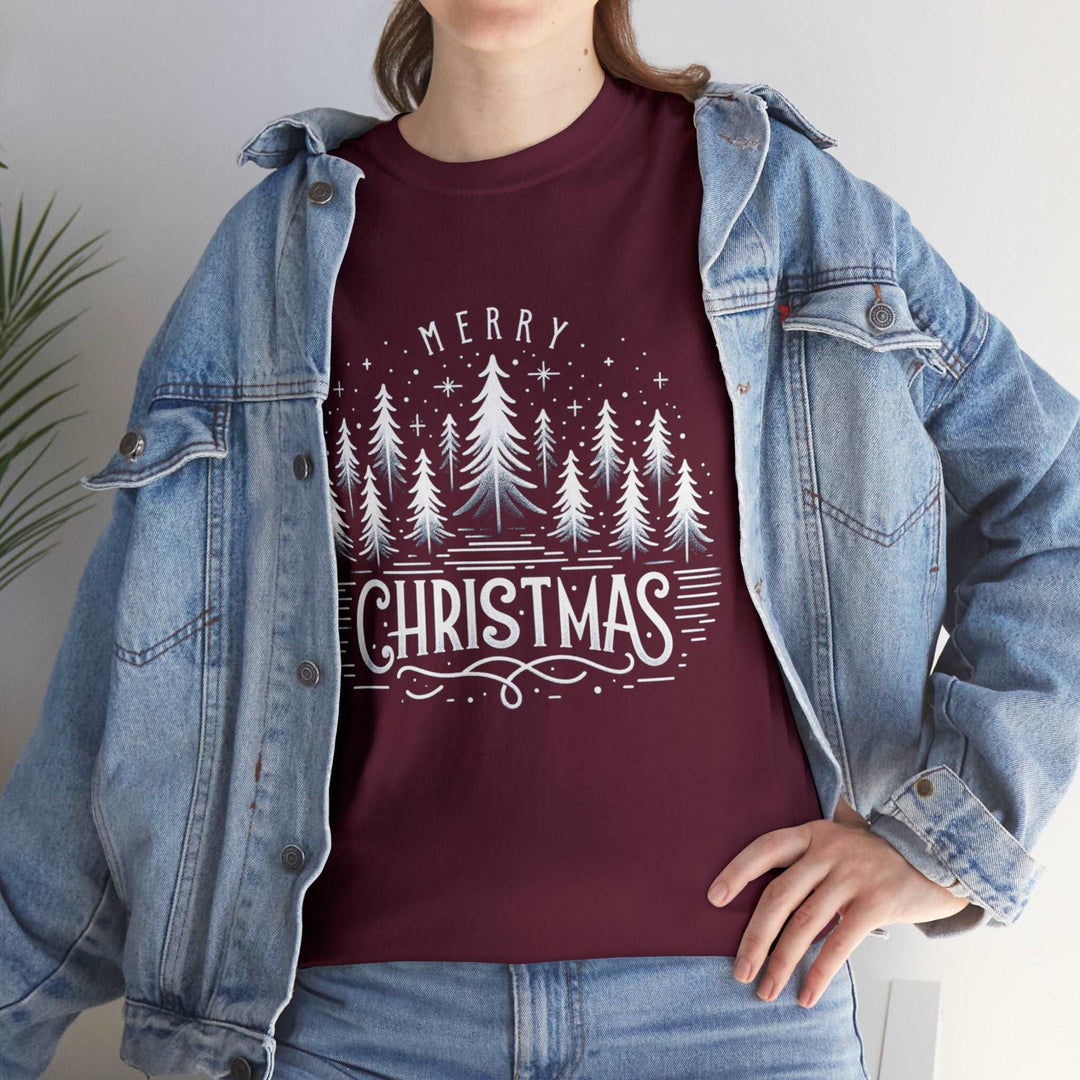 Midnight Magic Christmas Trees Unisex T Shirt