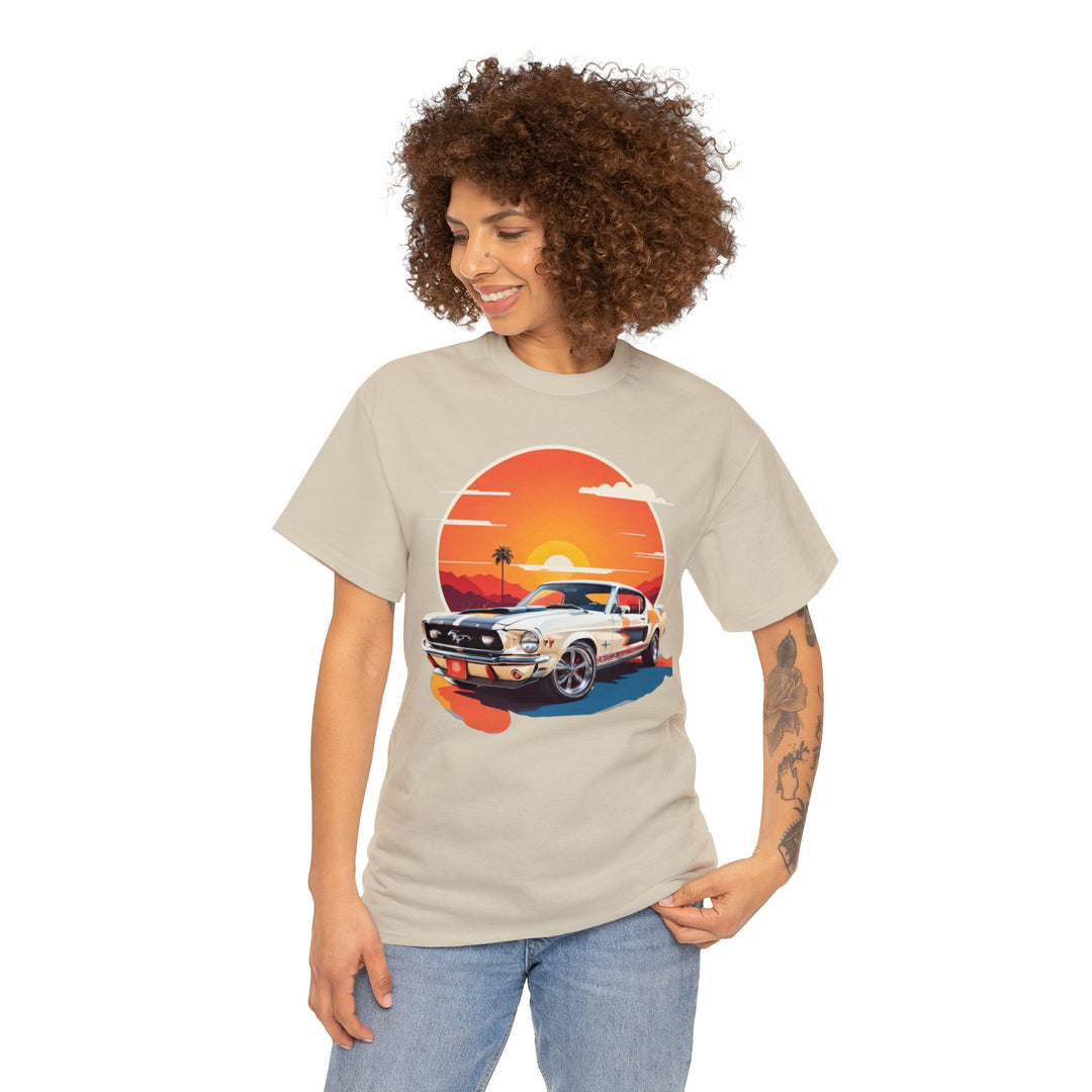 Sunset Muscle Car T-Shirt - Muscle Car Edition