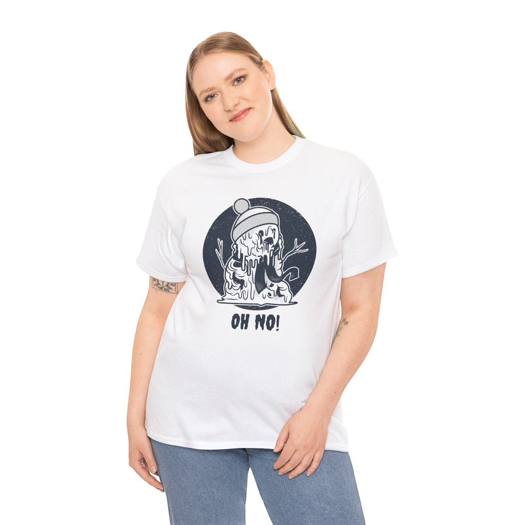 Oh No! Melting Snowman Graphic Tee