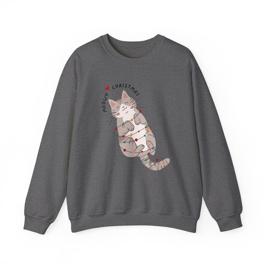 Meowy Christmas Unisex Sweatshirt - Wave Fusions