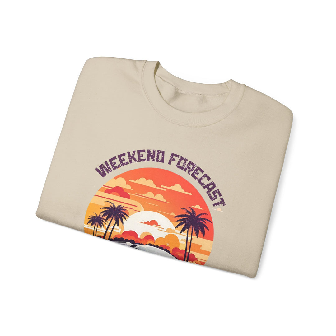 Weekend Forecast Van Life Sweatshirt - Weekend Forecast Sunset Edition