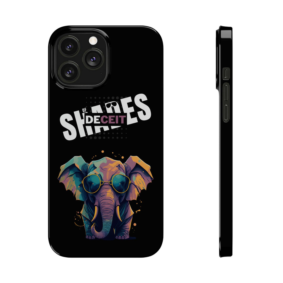 Cool Elephant Slim Phone Cases - Wave Fusions