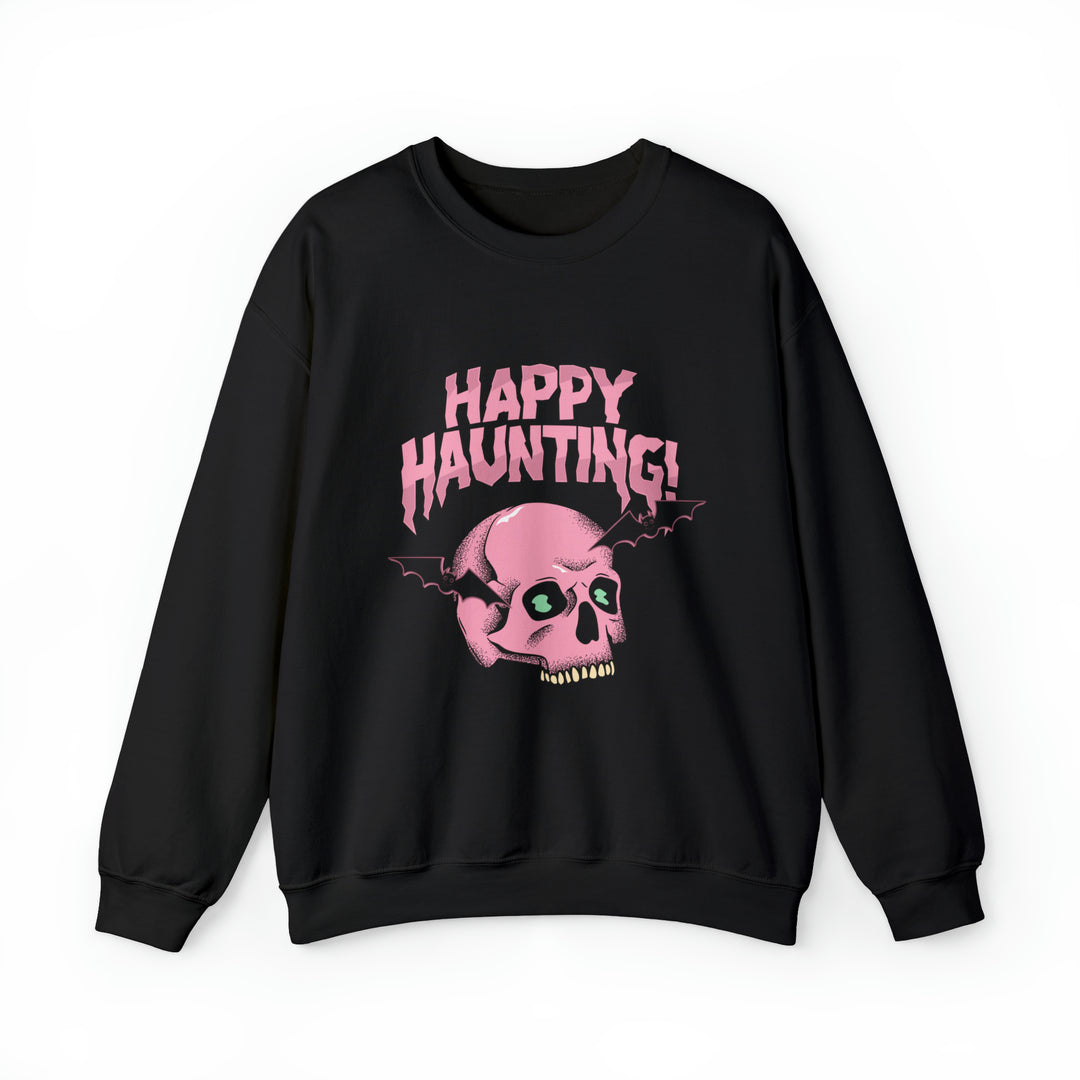 Happy Haunting Unisex Heavy Blend™ Crewneck Sweatshirt - Wave Fusions