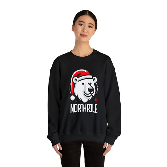 North Pole Bear Christmas Unisex Sweatshirt - Wave Fusions