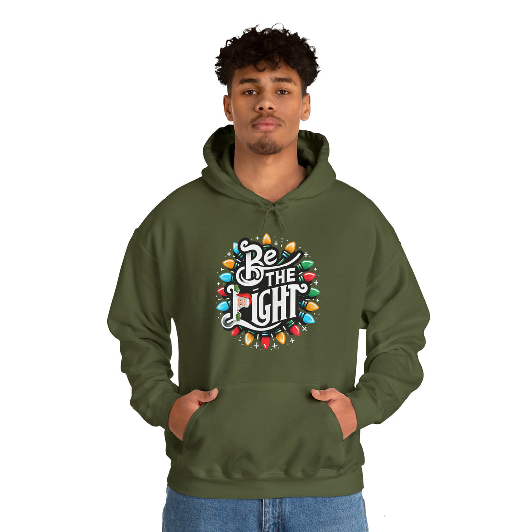 Be The Light Christmas Unisex Hoodie - Wave Fusions