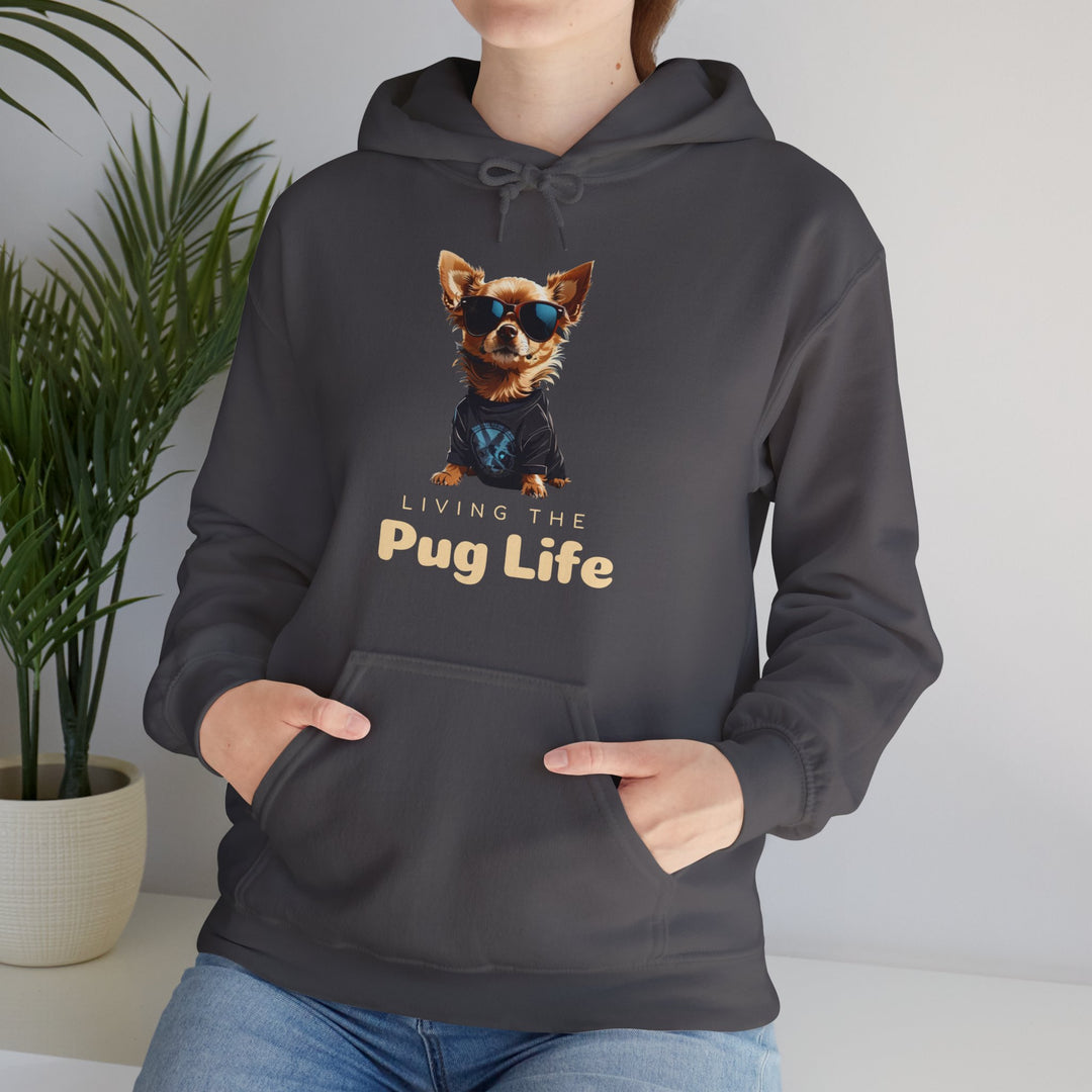 Pug Attitude Hoodie - Living The Pug Life