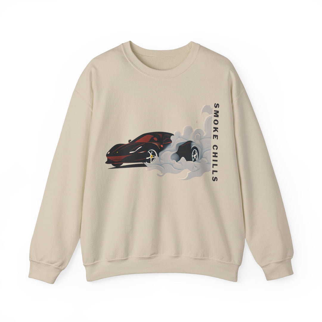 Smoke Chills Sports Car Sweatshirt - Modern Car Edition