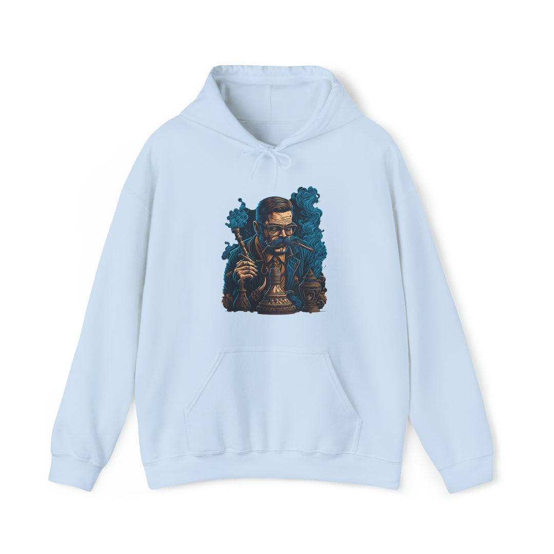 Smoking Man Unisex Hoodie - Wave Fusions