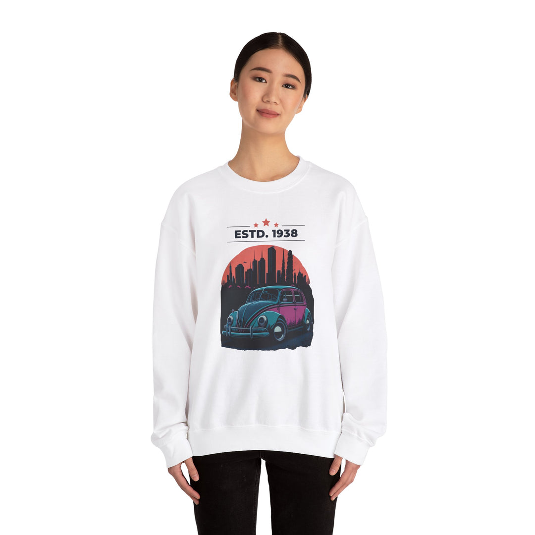 ESTD 1938 Vintage Beetle Sweatshirt - Vintage City Fashion