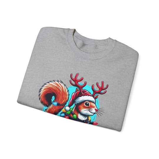 Christmas Squirrel Unisex Sweatshirt - Wave Fusions