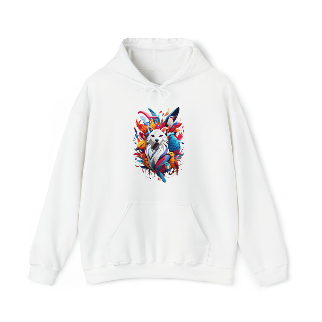 Dog and Phoenix Heavy Blend™ Hooded Sweatshirt - Wave Fusions