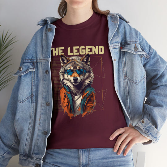 The Legend Wolf T-Shirt - Wolf in Shades