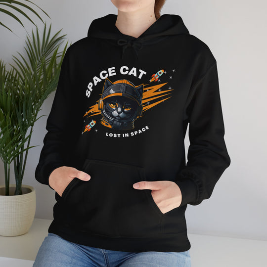 Space Cat Astronaut Hoodie - Lost In Space