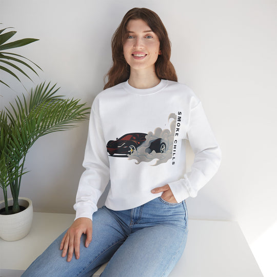 Smoke Chills Sports Car Sweatshirt - Modern Car Edition