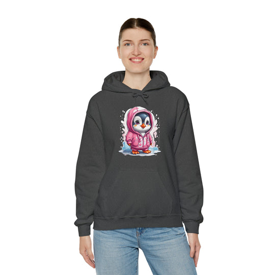 Penguin Unisex Heavy Blend™ Hooded Sweatshirt - Wave Fusions