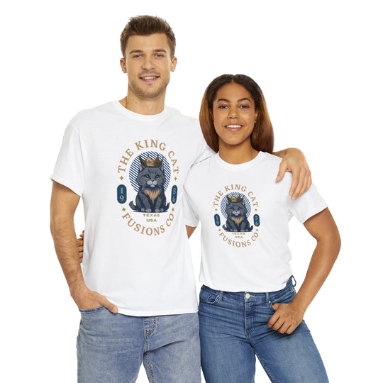 The King Cat T-Shirt - Royal Feline Series