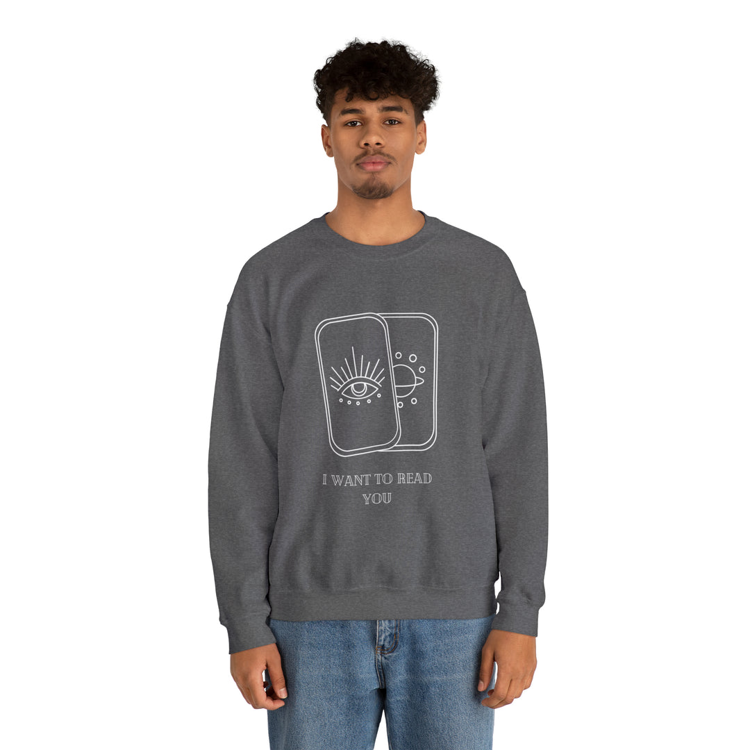 I Want To Read You Unisex Heavy Blend™ Crewneck Sweatshirt - Wave Fusions