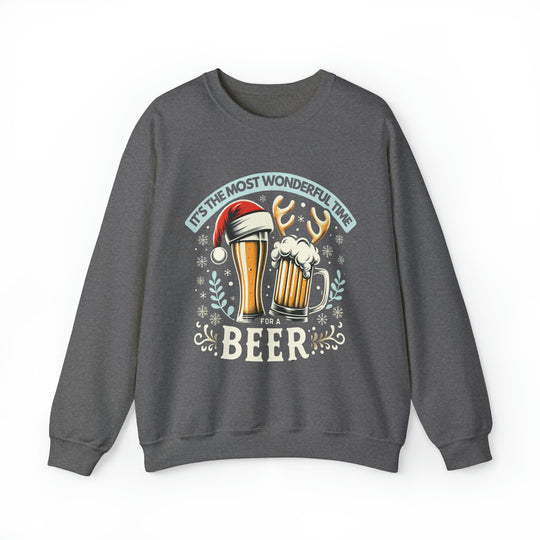 Wonderful Time For A Beer Unisex Sweatshirt - Wave Fusions