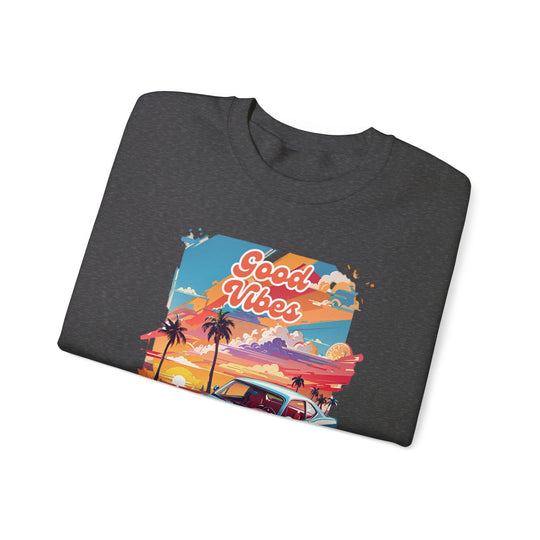 Vintage Ride Good Vibes Sweatshirt-  Easy Rider Fashion