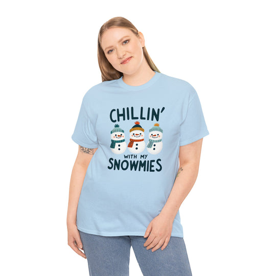 Chillin' Snowmies Unisex T Shirt - Wave Fusions