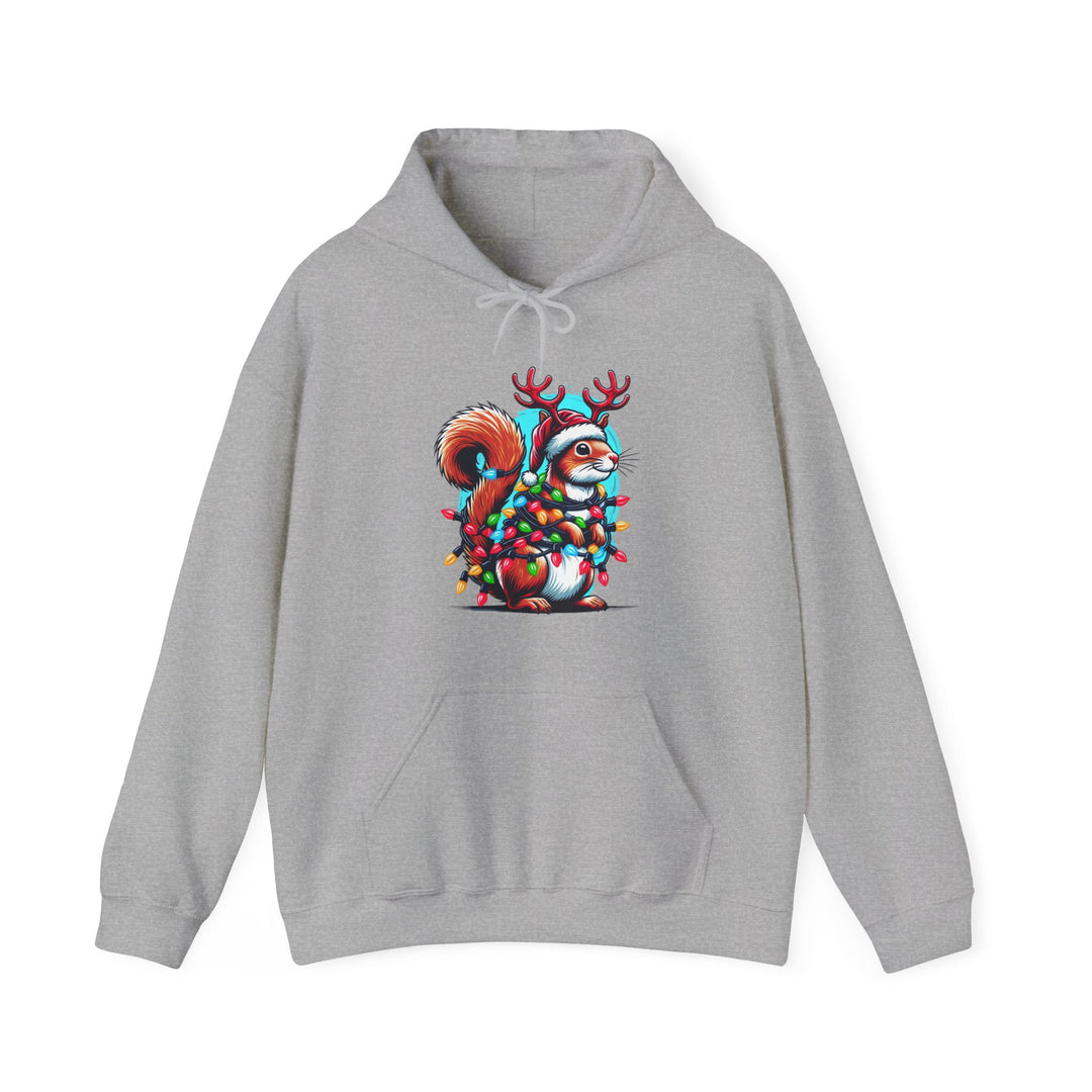 Christmas Squirrel Unisex Hoodie - Wave Fusions