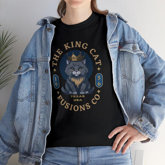 The King Cat T-Shirt - Royal Feline Series