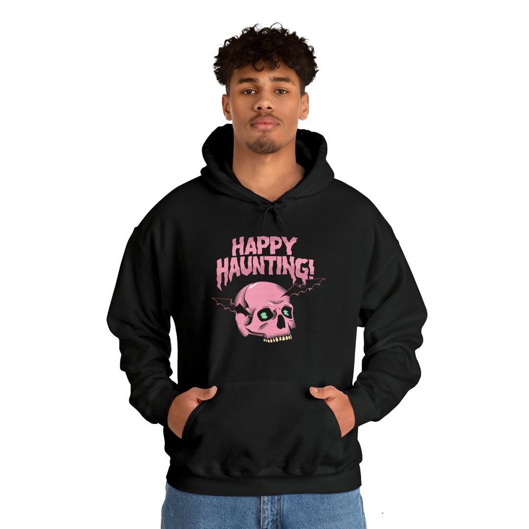 Happy Haunting Unisex Hoodie - Wave Fusions