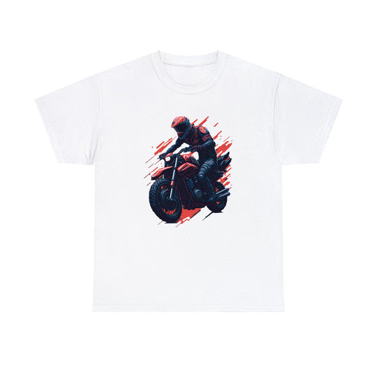 Biker Unisex Heavy Cotton Tee - Wave Fusions