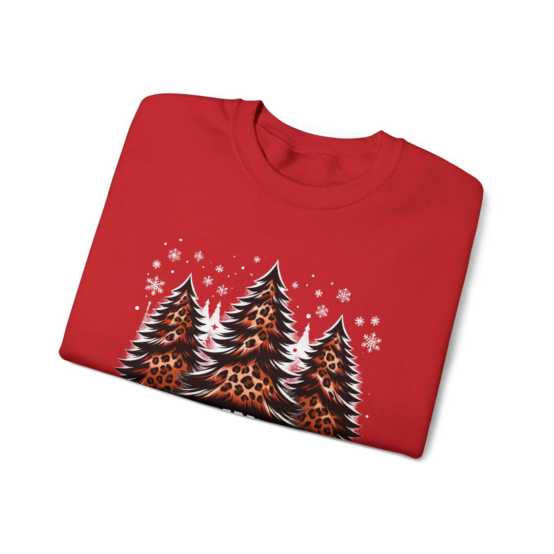 Cheetah Christmas Tree Unisex Sweatshirt