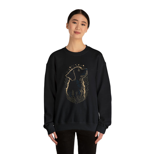 Dog Unisex Heavy Blend™ Crewneck Sweatshirt - Wave Fusions