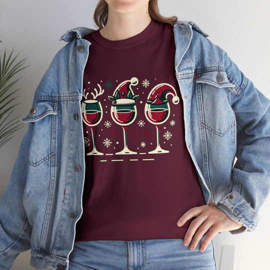 Holiday Cheer Wine Glasses Unisex T Shirt