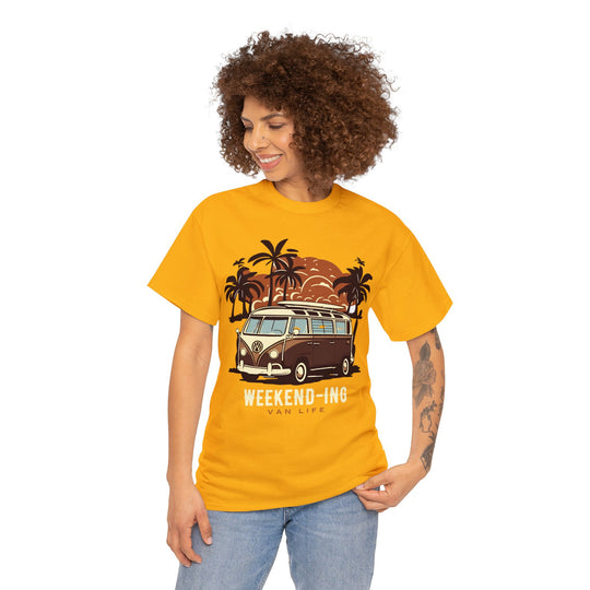 Weekend-ing Adventure Van Life T-Shirt - Escape in Style