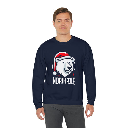 North Pole Bear Christmas Unisex Sweatshirt - Wave Fusions