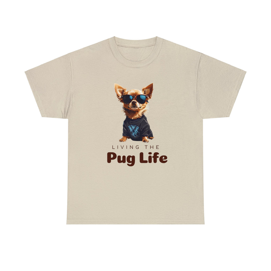 Pug Attitude T-shirt - Living The Pug Life