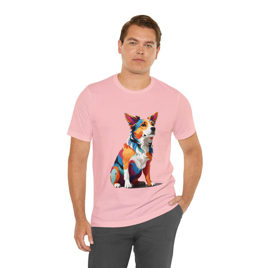 Sitting Dog Graphic Tee - Wave Fusions