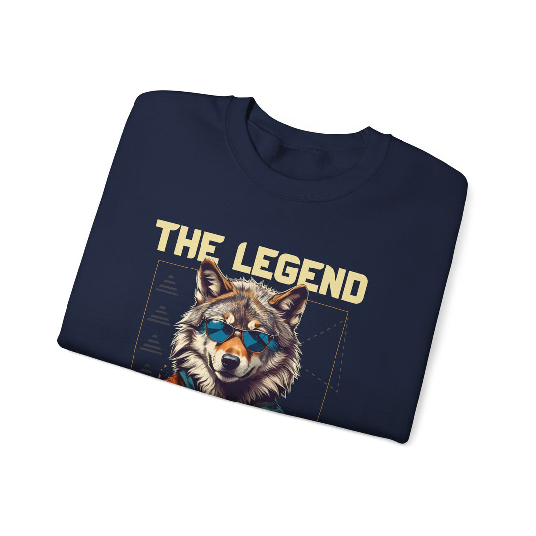 The Legend Wolf Sweatshirt - Wolf in Shades