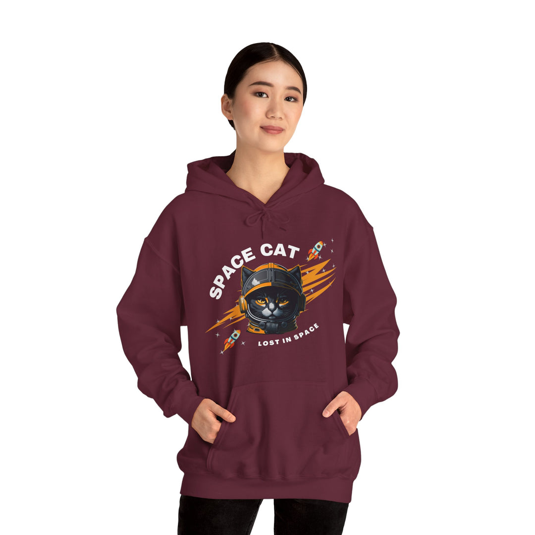 Space Cat Astronaut Hoodie - Lost In Space