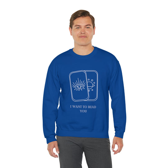 I Want To Read You Unisex Heavy Blend™ Crewneck Sweatshirt - Wave Fusions