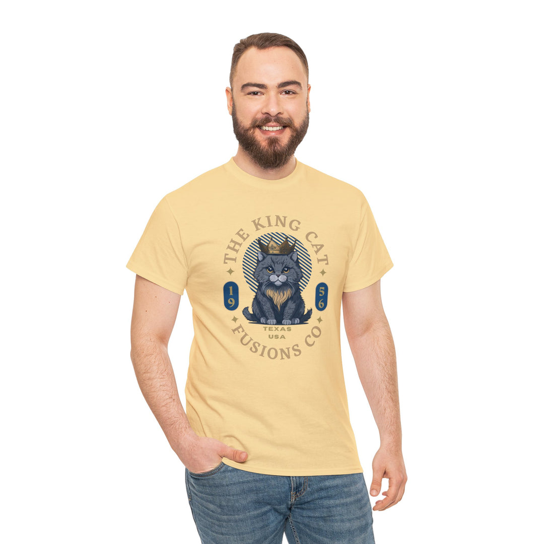 The King Cat T-Shirt - Royal Feline Series