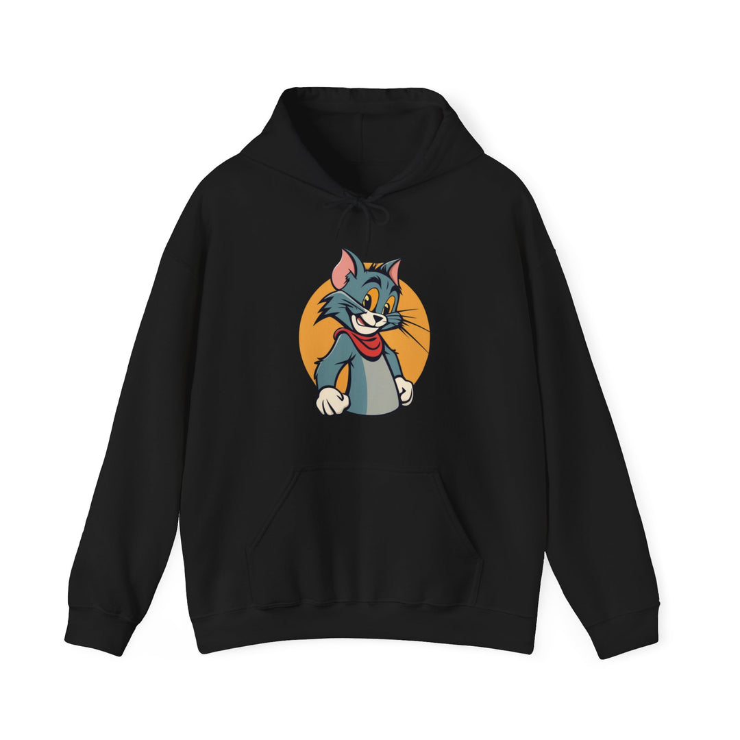 Tom Cat Grin Hoodie - Joyful Jumper