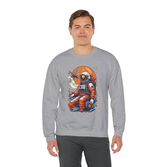 Retro Astronaut Unisex Sweatshirt - Wave Fusions