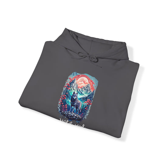 Wild Soul Endless Journey Hoodie - Mountain Wolf Spirit