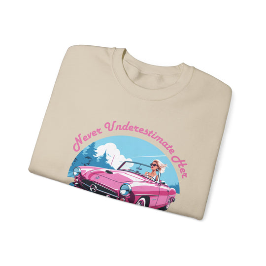 Underestimate Her Not Convertible Sweatshirt - Power and Grace Design